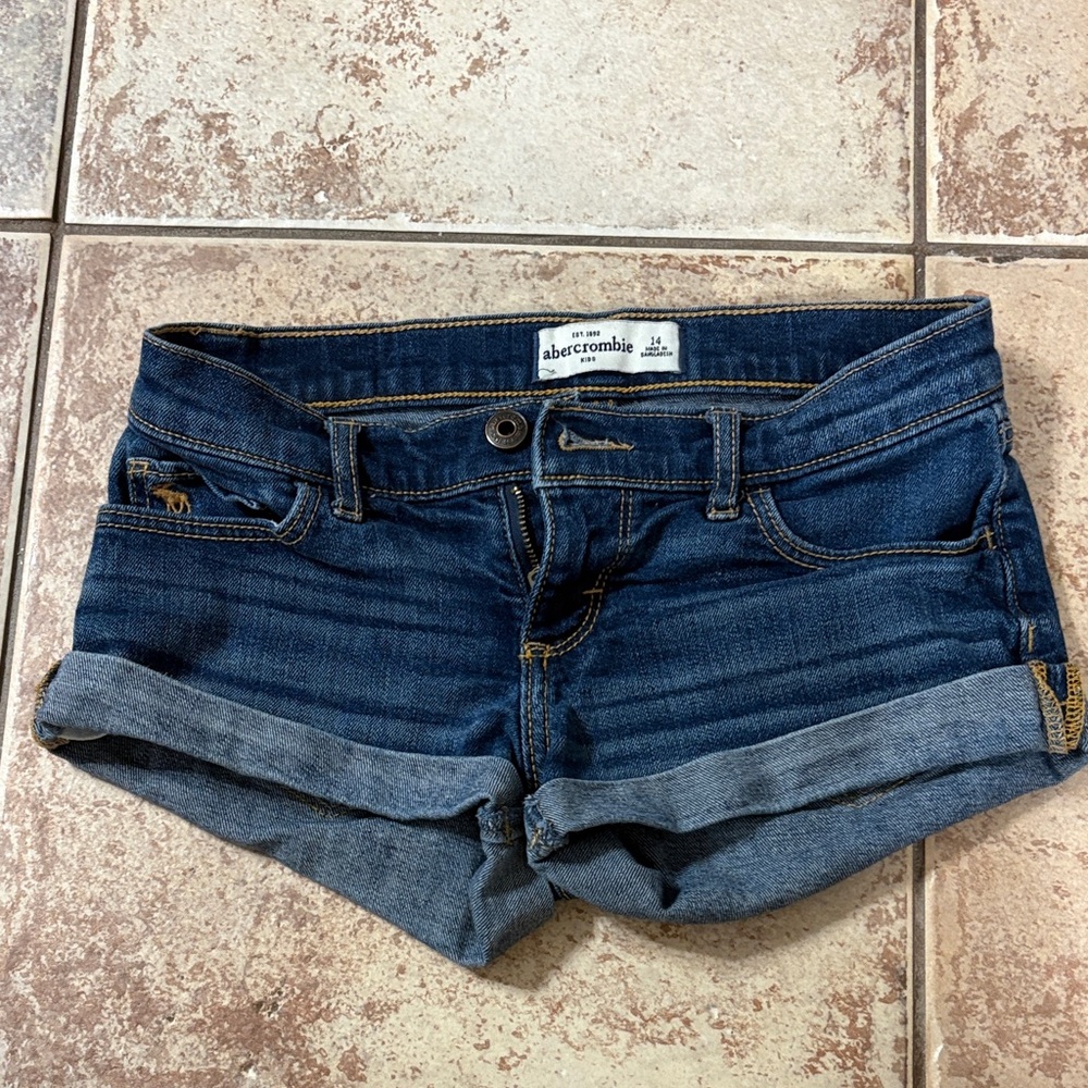 Y2K booty short kids Abercrombie & Fitch